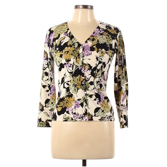 Talbots Silk Cardigan - Picture 1 of 5